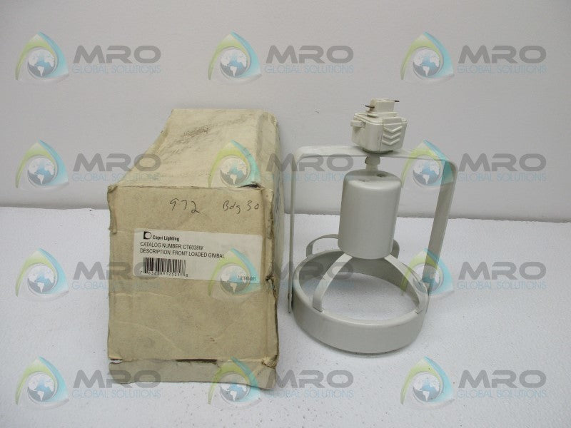 CAPRI LIGHTING CT6038W TRACK LIGHTING FITTING  NSMP