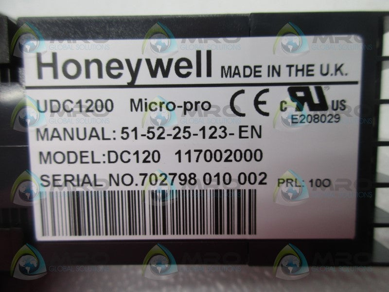 HONEYWELL DC120117002000 TEMPERATURE CONTROLLER  NSMP