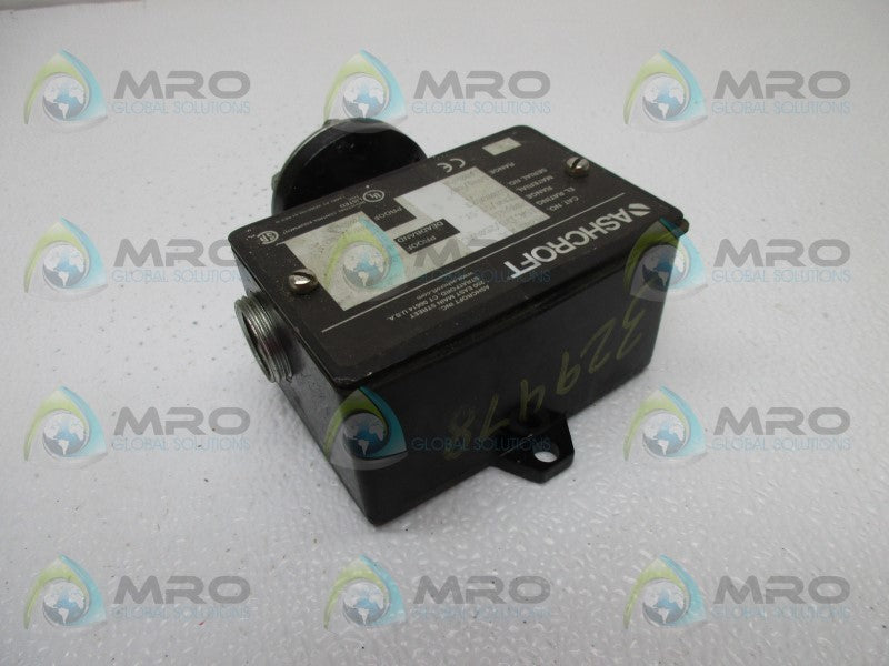 ASHCROFT B420B-XJL PRESSURE SWITCH 1000PSI  UNMP