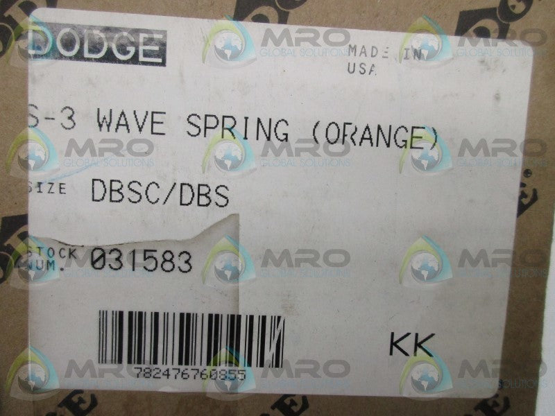 DODGE 031583 WAVE SPRING DBSC/DBS  NSMP
