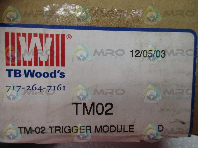 TB WOODS TM02 TRIGGER MODULE  NSFS