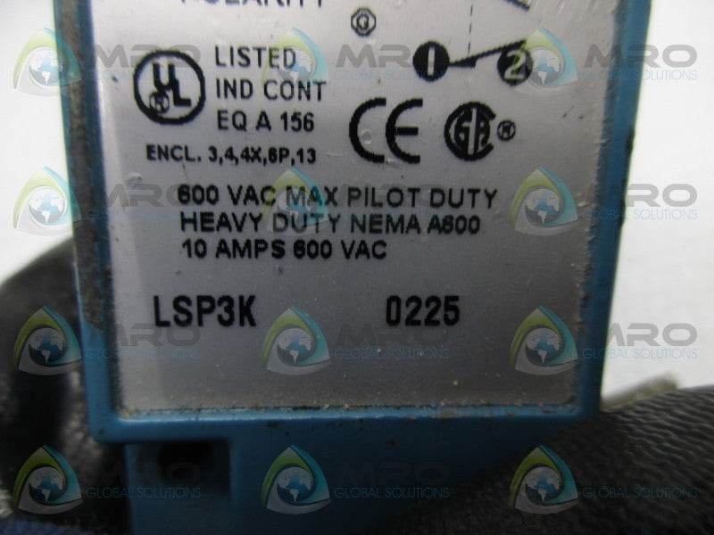 MICRO SWITCH LSP3K LIMIT SWITCH  UNMP