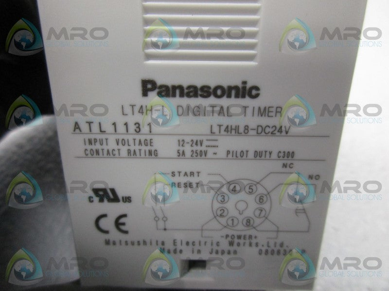 PANASONIC LT4HL8-DC24V DIGITAL TIMER  NSMP