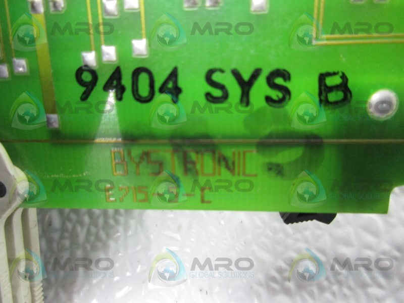 BYSTRONIC E715-5-C PC BOARD  NSNP