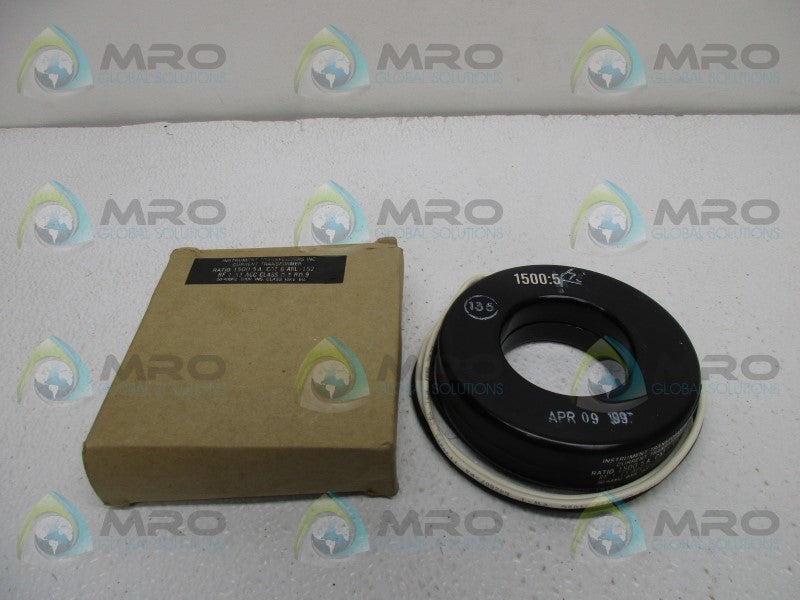INSTRUMENT TRANSFORMER ARL-152 CURRENT TRANSFORMER RATIO 1500:5A  NSMP