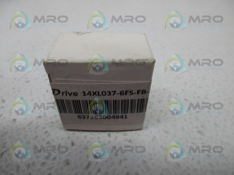 POWER DRIVE 14XL037-6FS-FB-1/4 TIMING PULLEY  NSMP