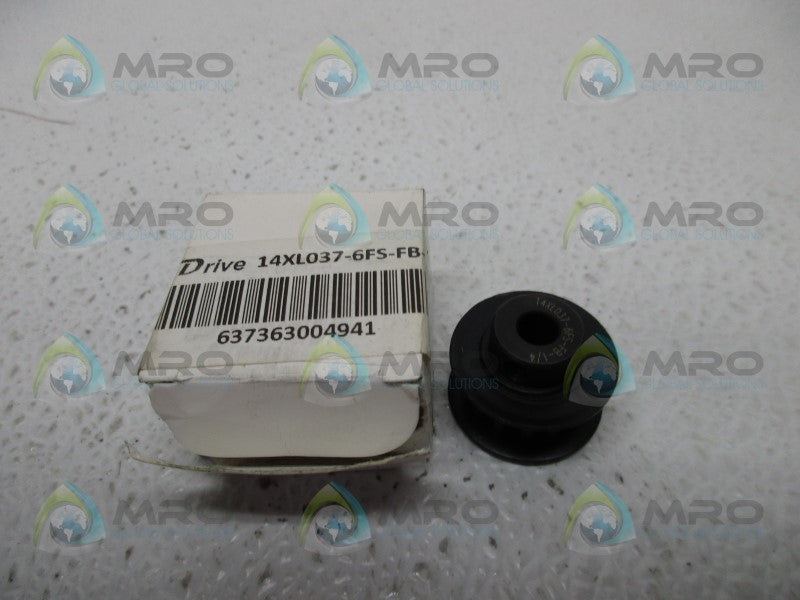 POWER DRIVE 14XL037-6FS-FB-1/4 TIMING PULLEY  NSMP