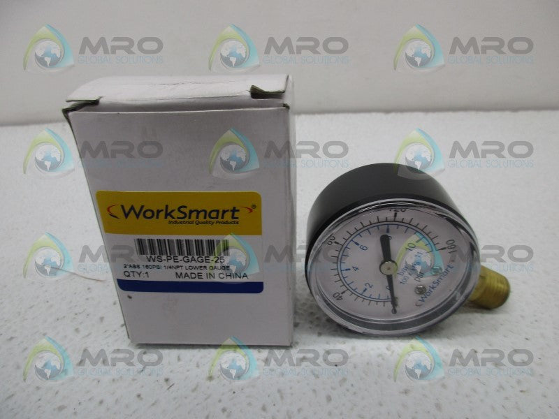 WORKSMART WS-PE-GAGE-25 PRESSURE GAUGE  NSMP