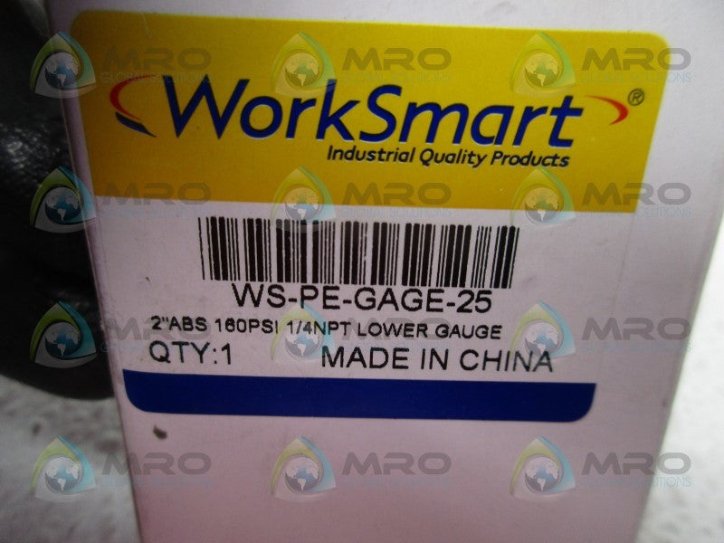WORKSMART WS-PE-GAGE-25 PRESSURE GAUGE  NSMP