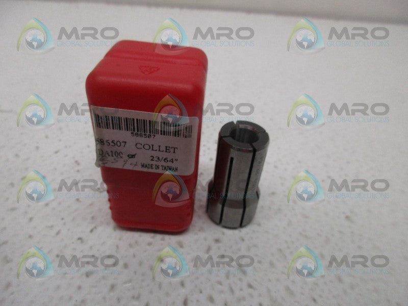 INDUSTRIAL MRO DA100-23/64 DOUBLE ANGLE COLLET * NEW IN ORIGINAL PACKAGE *