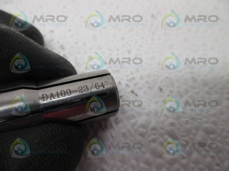 INDUSTRIAL MRO DA100-23/64 DOUBLE ANGLE COLLET * NEW IN ORIGINAL PACKAGE *