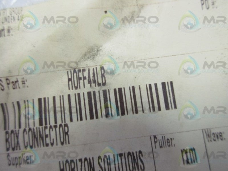 HORIZON SOLUTIONS HOFF44LB BOX CONNECTOR  NSMP