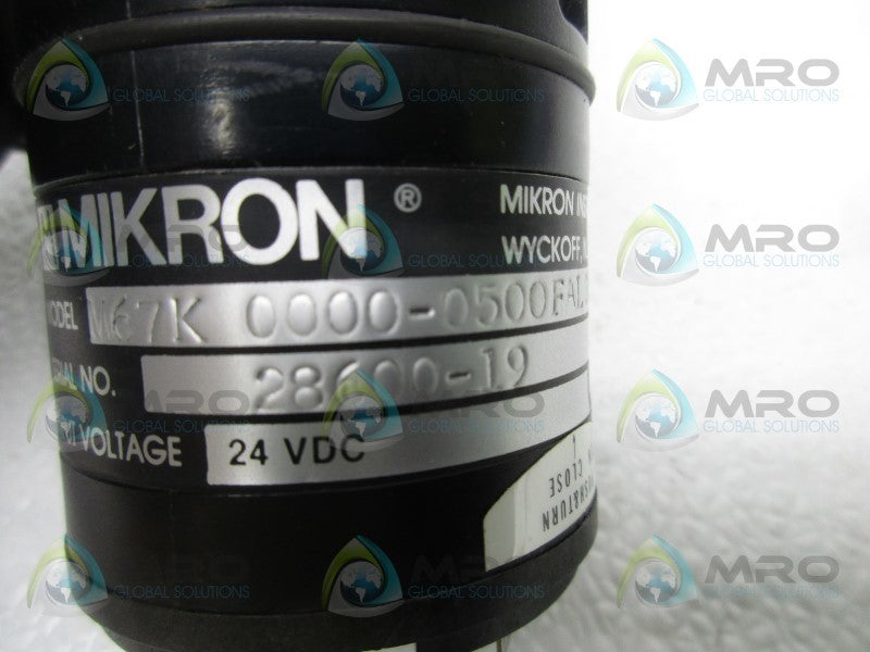 MIKRON M67K-0000-0500FALSSI00 PYROMETER  UNMP