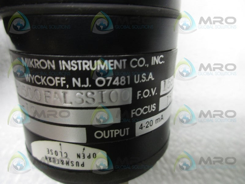 MIKRON M67K-0000-0500FALSSI00 PYROMETER  UNMP