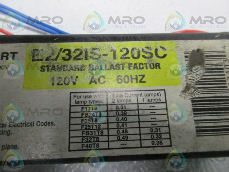 HOWARD E2/321S-120SC BALLAST  UNMP