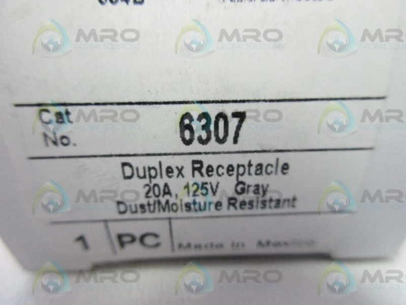 LEGRAND 6307 20A, 125V DUPLEX RECEPTACLE  NSMP