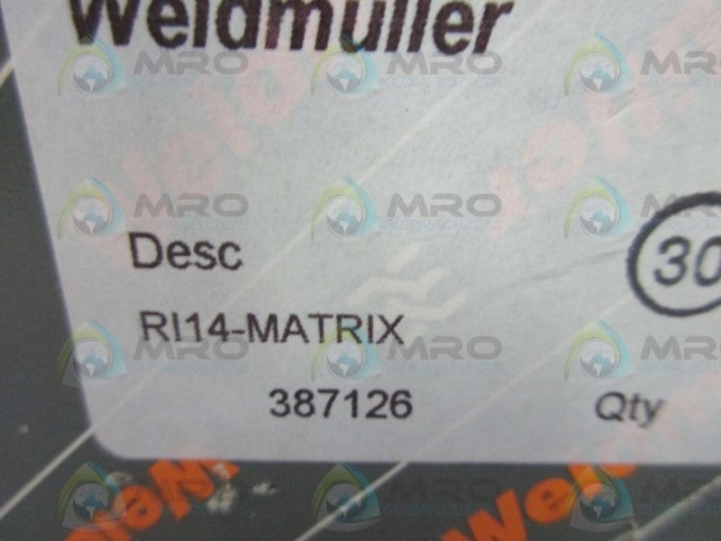 WEIDMULLER RI14-MATRIX INTERFACE MODULE  NSMP