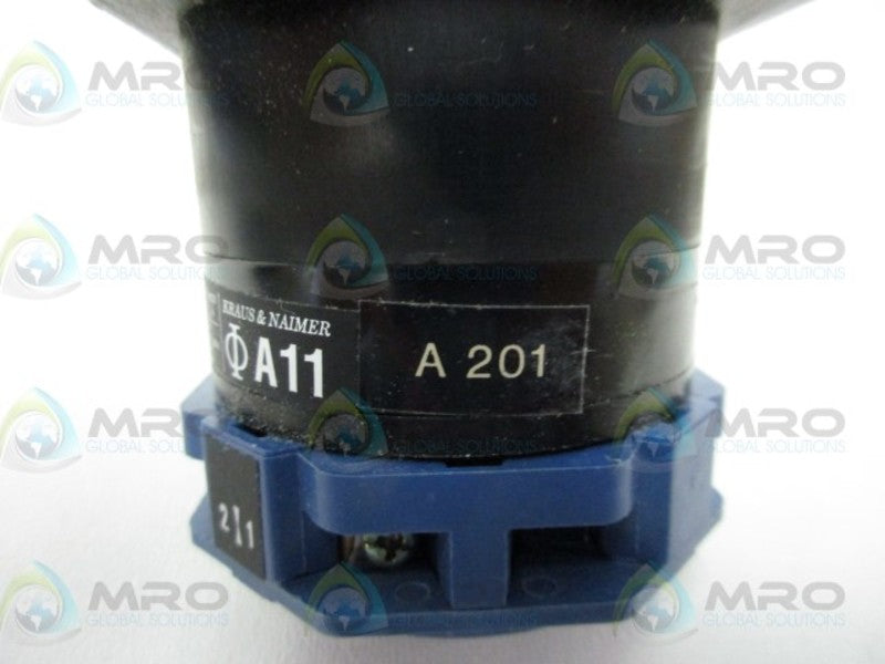 KRAUS & NAIMER A11-A201-600E ROTARY SWITCH  NSMP