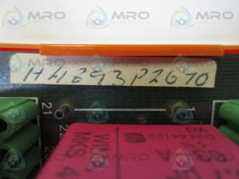 WEIDMULLER H4893P2670 ELECTRICAL BLOCK  NSNP