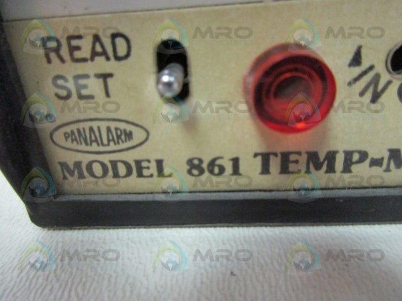 PANALARM MODEL 861 TEMPERATURE MONITOR  UNMP