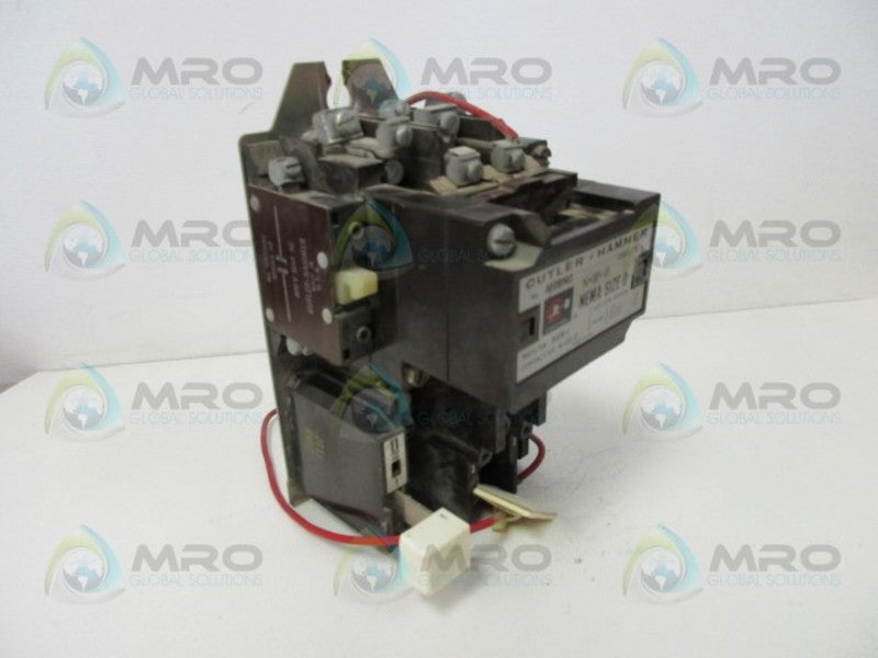 CUTLER HAMMER A10BNO MOTOR STARTER  UNMP