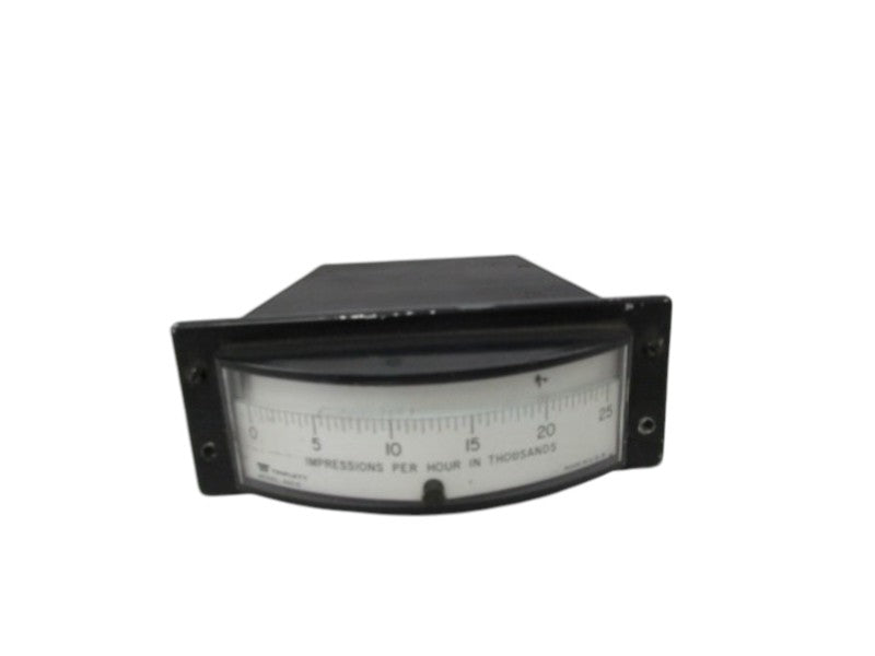 TRIPLETT MODEL 420-E PANEL MOUNT 0-25  UNMP