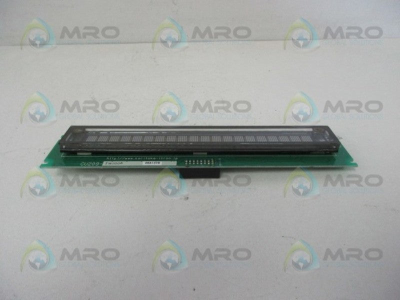 NORITAKE CU209-TW200A DISPLAY MODULE  UNMP