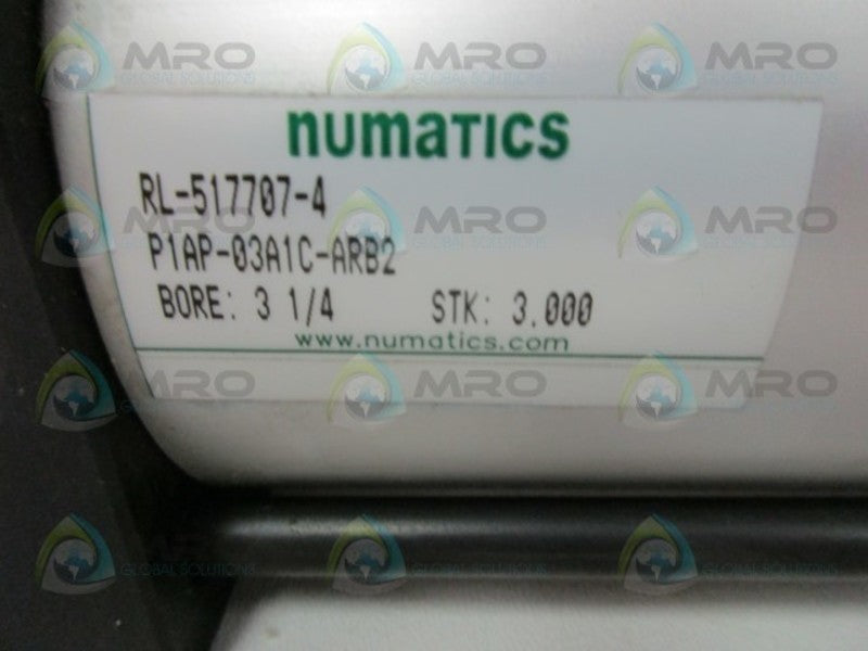 NUMATICS P1AP-03A1C-ARB2 PNEAUMATIC CYLINDER  UNMP