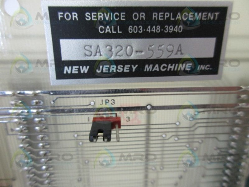 NSNP JERSEY MACHINE SA320-559A CIRCUIT BOARD  UNMP