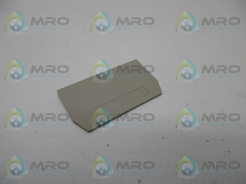 WEIDMULLER ZAP/TW5 TERMINAL BLOCK END COVER PLATE NSNP