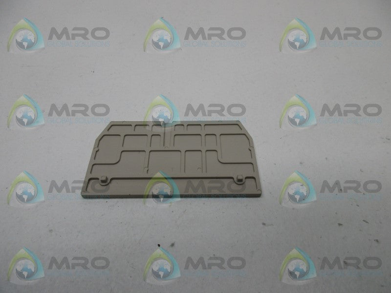 WEIDMULLER ZAP/TW5 TERMINAL BLOCK END COVER PLATE NSNP
