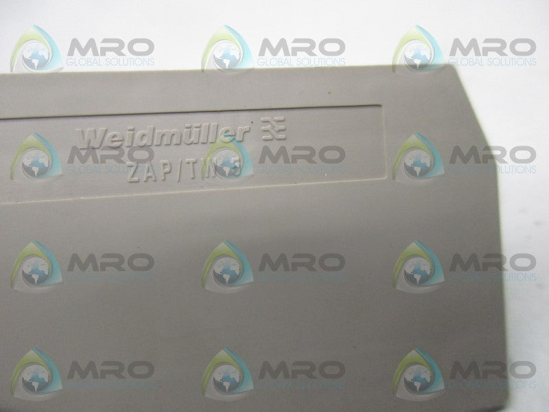 WEIDMULLER ZAP/TW5 TERMINAL BLOCK END COVER PLATE NSNP