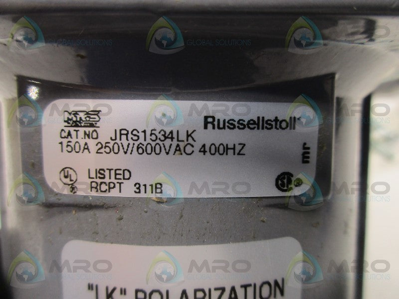 RUSSELLSTOLL JRS1534LK RECEPTACLE  NSMP