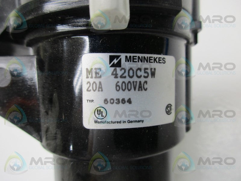 MENNEKES ME420C5W WIRING DEVICE  NSNP