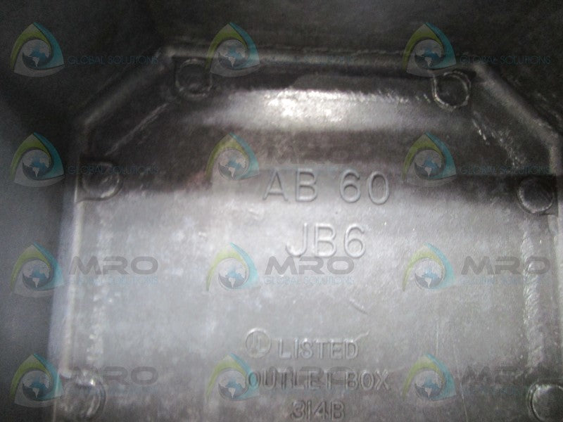 RUSSELLSTOLL JB6-B125 JUNCTION BOX  NSMP