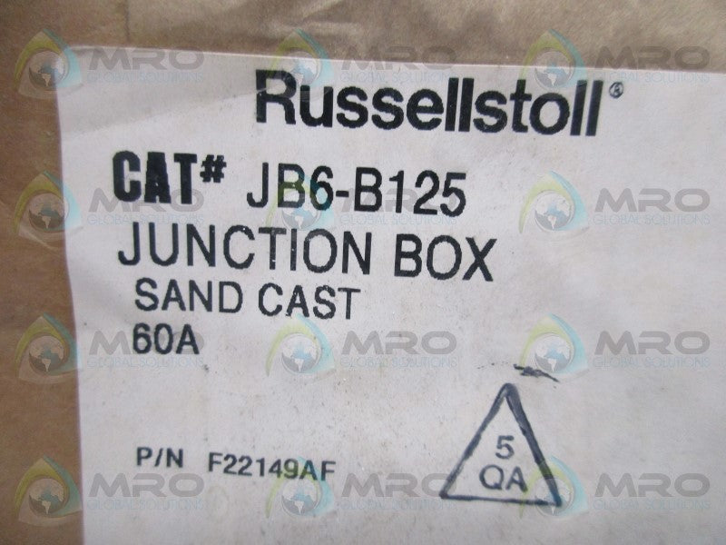 RUSSELLSTOLL JB6-B125 JUNCTION BOX  NSMP