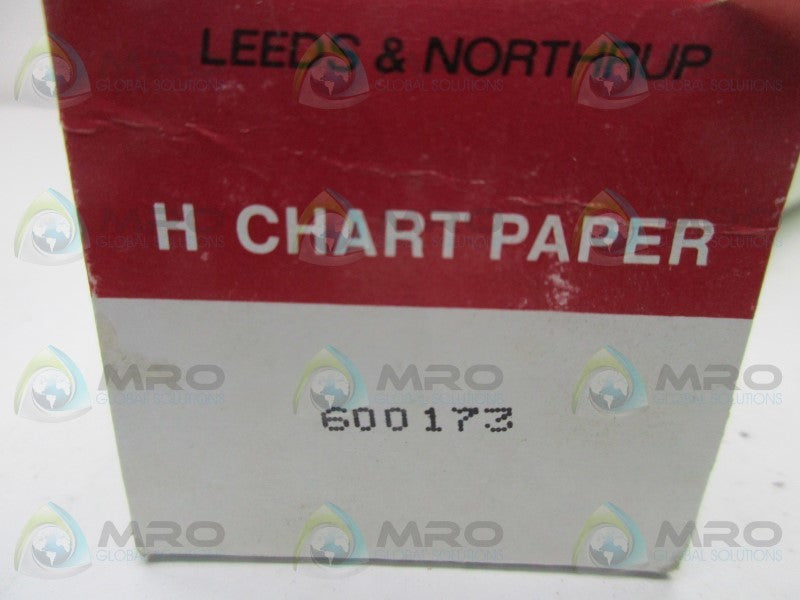 LEEDS & NORTHRUP 600173 CHART PAPER  NSMP