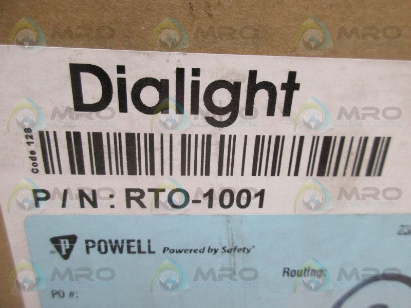 DIALIGHT RTO-1001 JUNTION BOX WALL MOUNT  NSMP