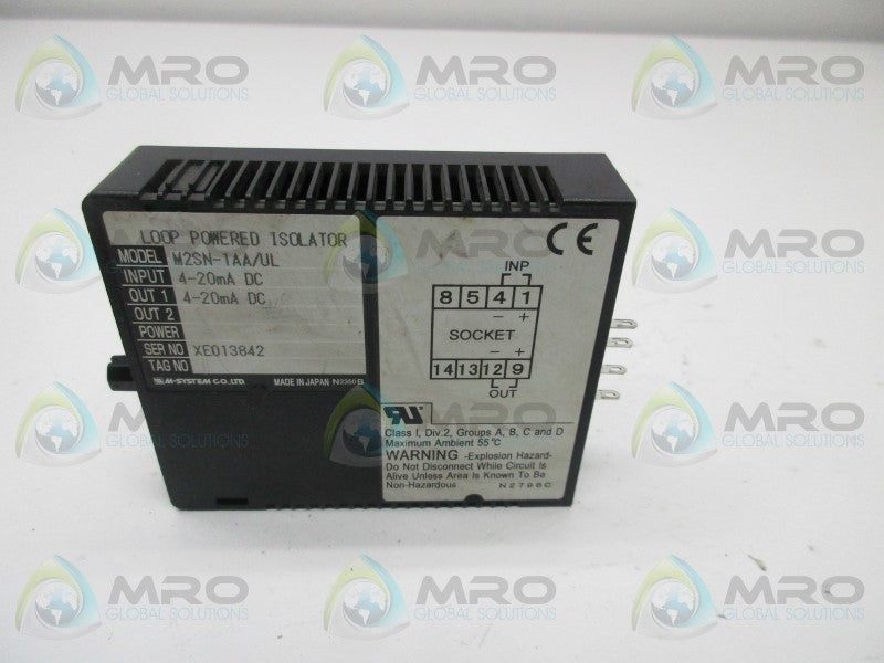 M-SYSTEMS M2SN-1AA/UL LOOP POWERED ISOLATOR  UNMP