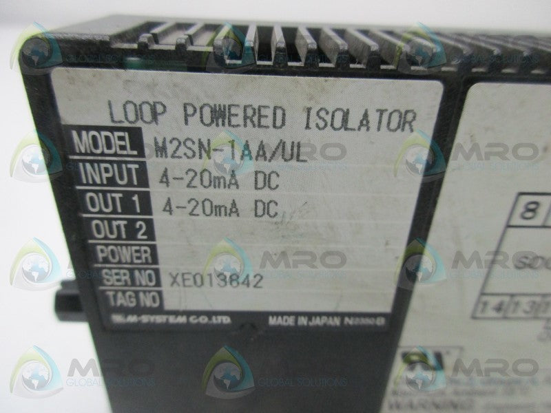 M-SYSTEMS M2SN-1AA/UL LOOP POWERED ISOLATOR  UNMP