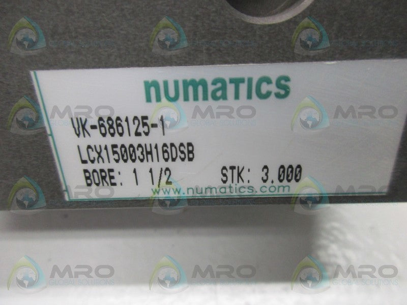 NUMATICS LCX15003H16DSB LINEAR SLIDE W/ AIR CYLINDER  UNMP