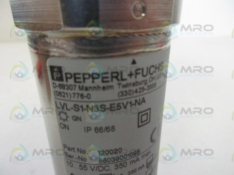 PEPPERL+FUCHS LVL-S1-N3S-E5V1-NA LIQUID LEVEL SENSOR  NSMP
