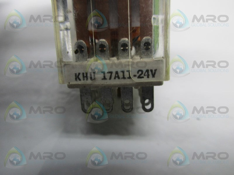 POTTER & BRUMFIELD KHU-17A11-24V RELAY  UNMP