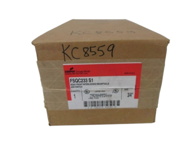 COOPER CROUSE FSQC233S1 EXPLOSION PROOF SLEEVE RECEPTACLE  NSMP