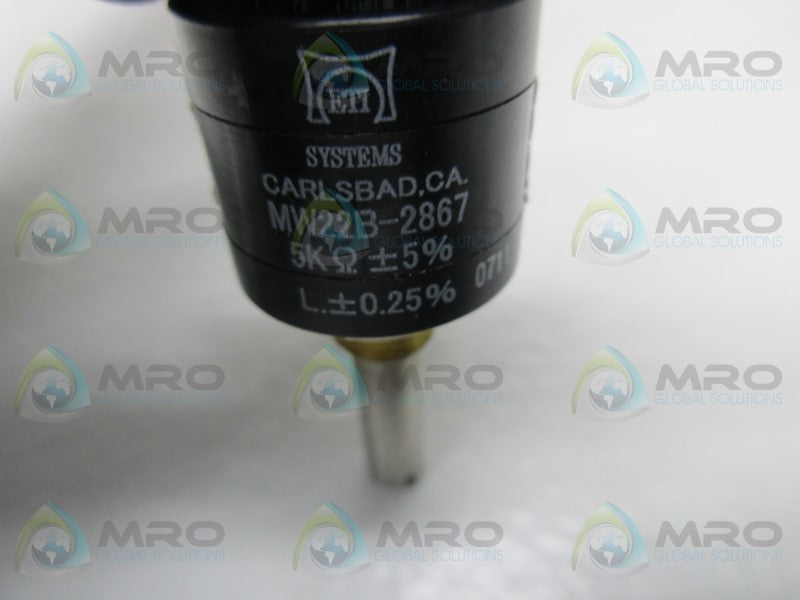 ETI MW22B-2867 TURN WIREWOUND POTENTIOMETER  NSNP