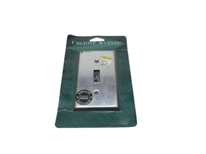 JACKSON DEERFIELD 9CS101 CHROME SWITCH WALL PLATE  NSMP