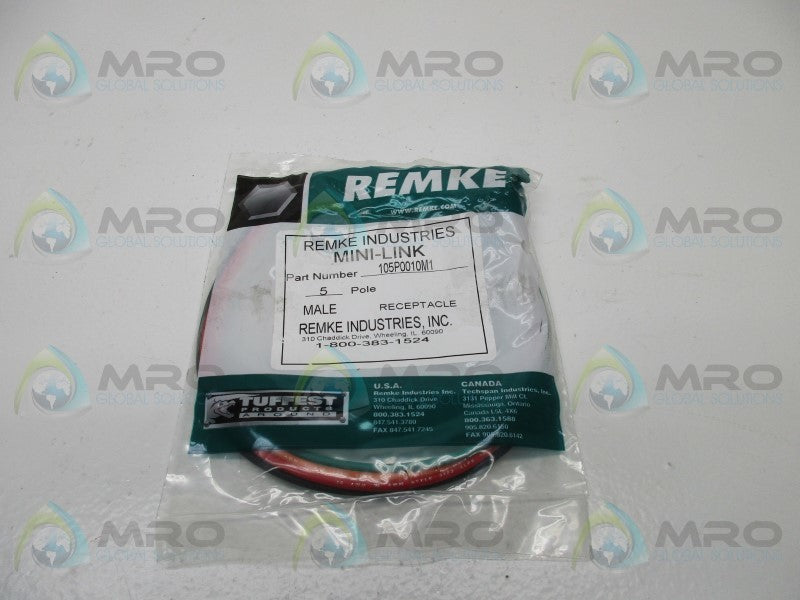 REMKE 105P0010M1 MINI LINK RECEPTACLE * NEW IN FACTORY BAG *