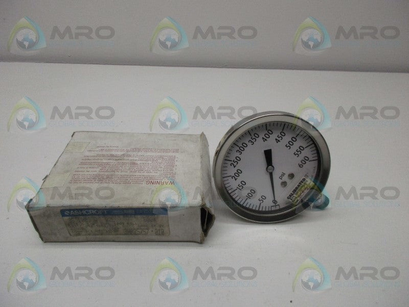 ASHCROFT 351009SW-02L-600 PRESSURE GAUGE  NSMP