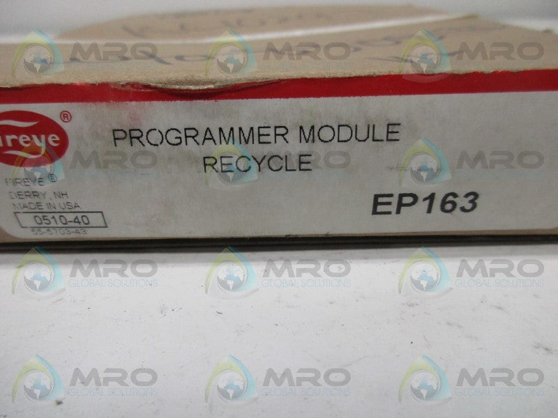 FIREYE EP163 PROGRAMMER MODULE RECYCLE  NSMP