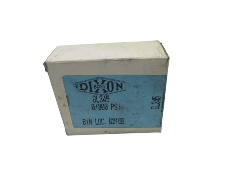 DIXON GL345 PRESSURE GAUGE 0-300 PSI  NSMP